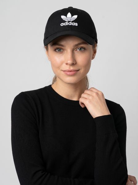 Кепка Adidas класична бавовняна демісезонна літня бейсболка з вишитою емблемою та застібкою-фіксатором 2591050485 фото
