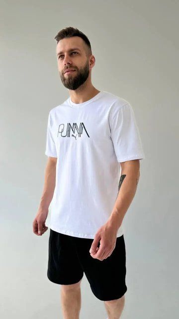 Футболка Puma колір білий 400 фото