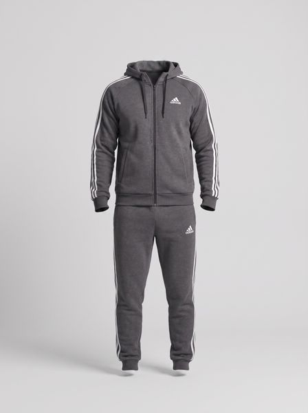 Спортивний костюм чоловічий  з капюшоном adidas графіт 44 500-m5 фото