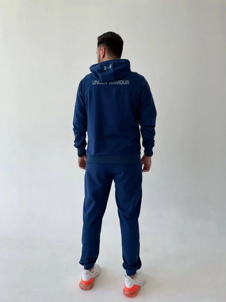 Чоловічий демісезонний спортивний костюм Under Armour трикотажний синій 600 фото