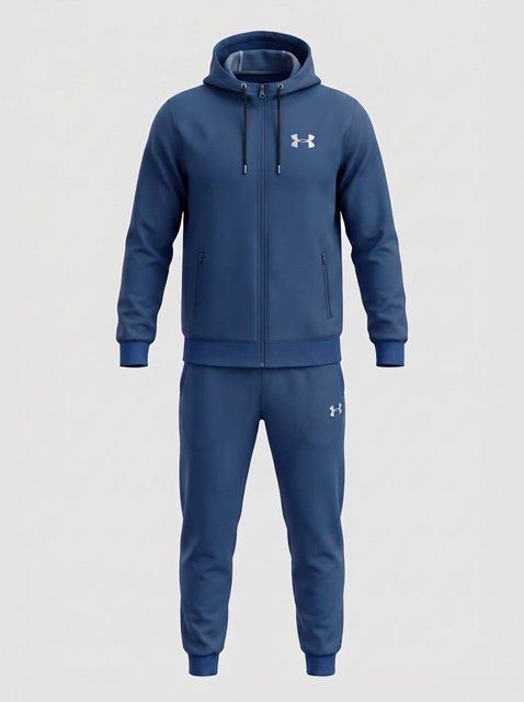 Чоловічий демісезонний спортивний костюм Under Armour трикотажний синій 600 фото