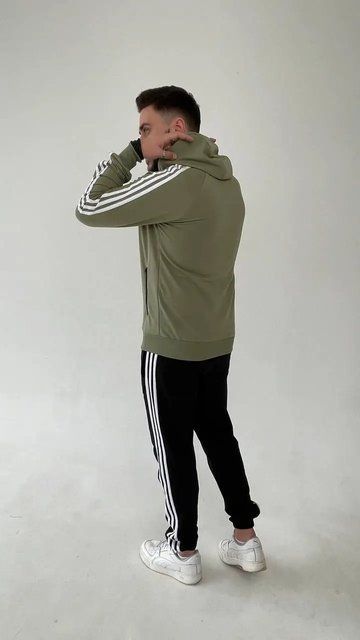 Костюм adidas з капюшоном олівка 234 фото