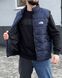 Демісезонний чоловічий жилет The North Face синій стьобаний безрукавка ТНФ з коміром 2591047199 фото 7