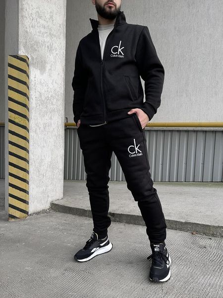 Чоловічий спортивний костюм Calvin Klein демісезонний трикотажний комплект норма вишуканий брендовий набір кофта та штани 305 фото