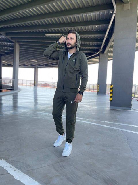 Костюм Nike хакі 295 фото