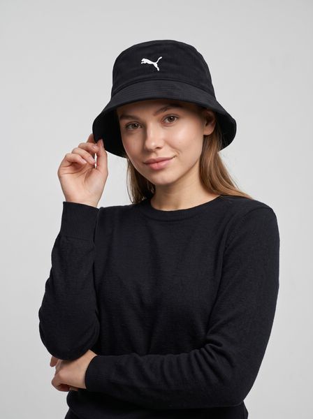 Літня панама Puma бавовняна унісекс капелюх від сонця з вишитим логотипом та круговими крисами для відпочинку й прогулянок 2591050602 фото
