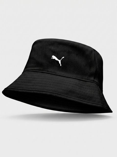 Літня панама Puma бавовняна унісекс капелюх від сонця з вишитим логотипом та круговими крисами для відпочинку й прогулянок 2591050602 фото