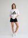 Футболка оверсайз (унісекс) adidas біла 163 фото 3