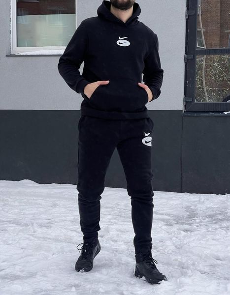 Чоловічий чорний спортивний костюм Nike трикотажний 2591047368 фото