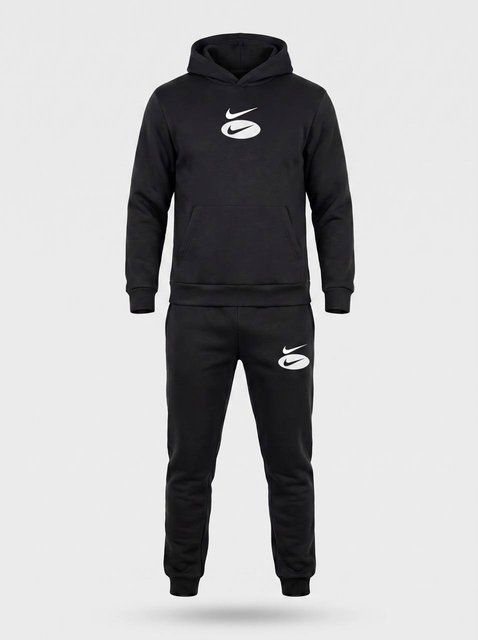 Чоловічий чорний спортивний костюм Nike трикотажний 2591047368 фото