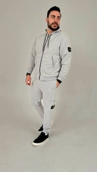 Спортивний костюм Stone Island сірий 391 фото