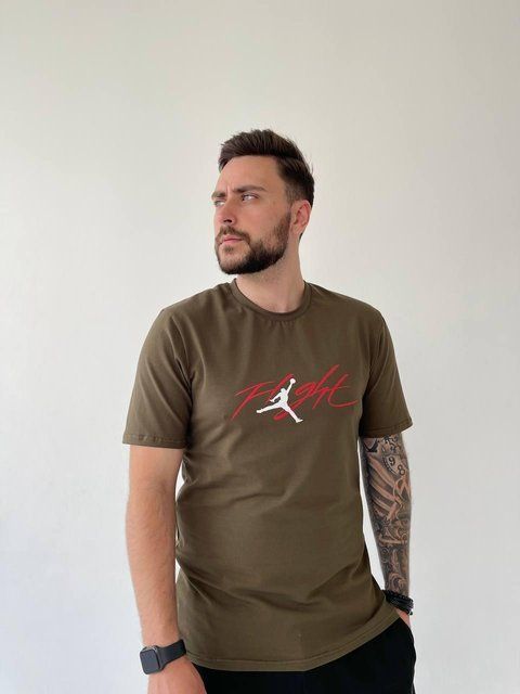 Футболка Jordan хакі 278 фото