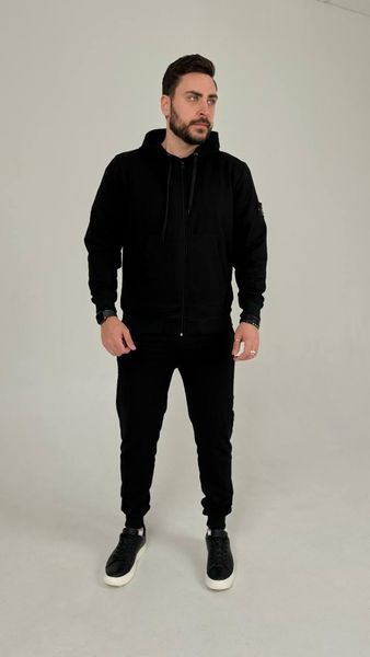 Спортивний костюм Stone Island чорний 391 фото