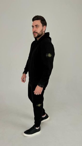 Спортивний костюм Stone Island чорний 391 фото