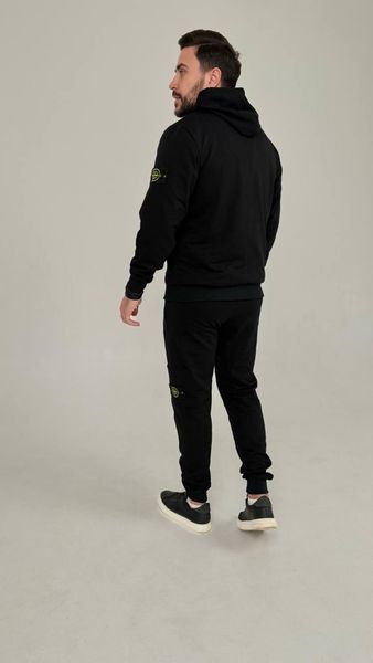 Спортивний костюм Stone Island чорний 391 фото