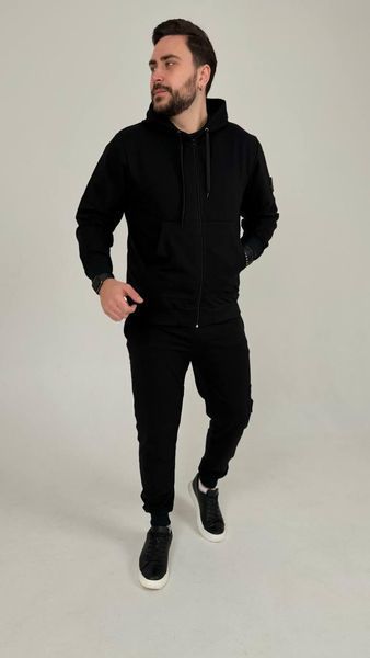 Спортивний костюм Stone Island чорний 391 фото