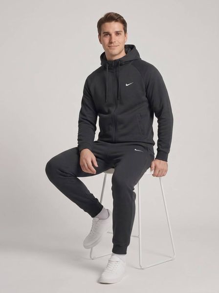 Чоловічий темно-сірий спортивний костюм Nike трикотажний 240 фото
