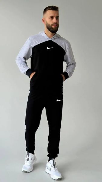 Чоловічий спортивний костюм Nike з світло-сірими вставками 441 фото
