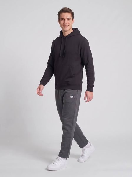 Чоловічі напівбатальні спортивні штани Nike сірі трикотажні брюки для спорту та відпочинку демісезонні напівбатал 225 фото