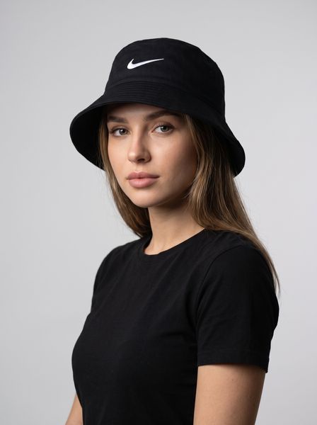 Літня панама Nike бавовняна унісекс капелюх від сонця з вишитим логотипом Swoosh та круговими полями для подорожей і відпочинку 2591050604 фото