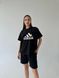 Футболка оверсайз (унісекс) adidas чорна 163 фото 8