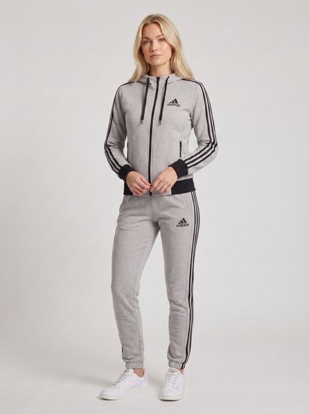 Спортивний костюм унісекс з капюшоном adidas сірий 500 фото